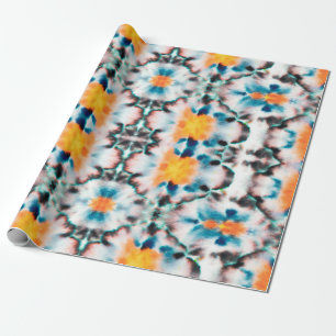 Papier Cadeau Tie Dye Seamless Pattern. Ethnic Abstract. Psyched