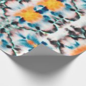 Papier Cadeau Tie Dye Seamless Pattern. Ethnic Abstract. Psyched (Coin)