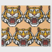 Papier Cadeau Tiger (Plat)