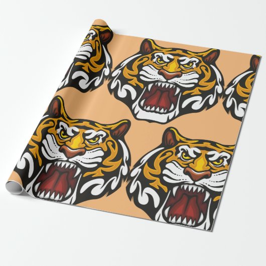 Papier Cadeau Tiger (Déroulé)