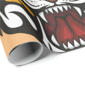 Papier Cadeau Tiger (Coin rond)