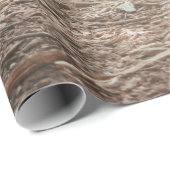 PAPIER CADEAU TIGER BROWN DANS LE GESTE DE MARCHE (Coin rond)