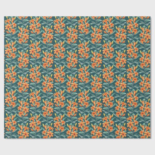 Papier Cadeau Tiger Lily (Plat)