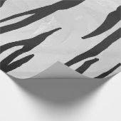 Papier Cadeau Tiger noir et blanc (Coin)