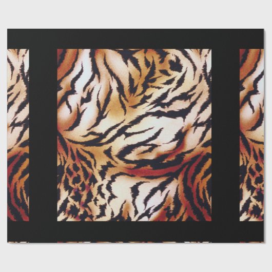 PAPIER CADEAU TIGER STRIPES (Plat)