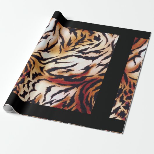 PAPIER CADEAU TIGER STRIPES (Déroulé)