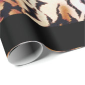 PAPIER CADEAU TIGER STRIPES (Coin rond)
