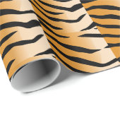 Papier Cadeau Tiger Stripes Motif Thunder_Cove (Coin rond)