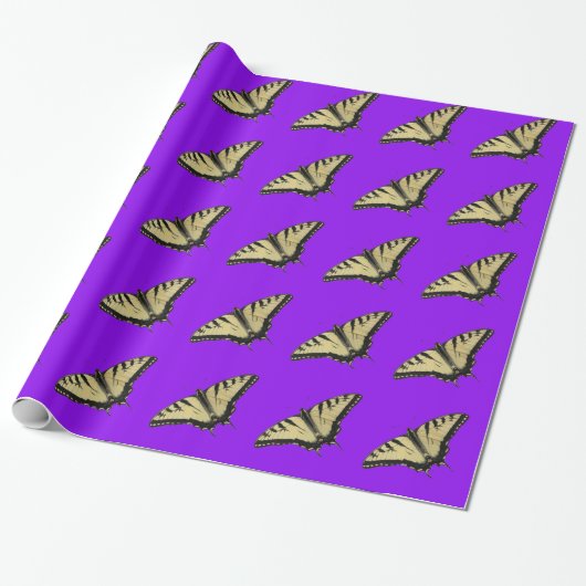 Papier Cadeau Tiger Swallowtail (Déroulé)