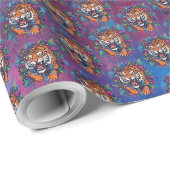 Papier Cadeau Tigre (Coin rond)