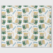 Papier Cadeau Tigre Bébé mignon avec lunettes Réserver Retour à  (Plat)