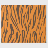 Papier Cadeau Tigre en grève (Plat)