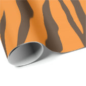 Papier Cadeau Tigre en grève (Coin rond)