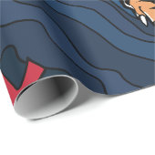 Papier Cadeau Tigre japonais (Coin rond)