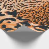 Papier Cadeau Tigre, léopard et jaguar sans joint. Textu sans co (Coin)