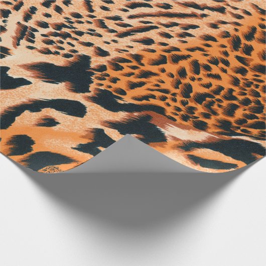 Papier Cadeau Tigre, léopard et jaguar sans joint. Textu sans co (Coin)