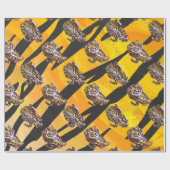 Papier Cadeau Tigre orange et noir sauvage (Plat)