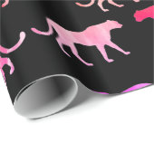 Papier Cadeau Tigres colorés, puma, coutume (Coin rond)