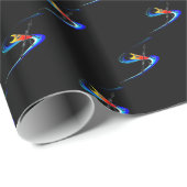 Papier Cadeau Tiki Surfeur (Coin rond)