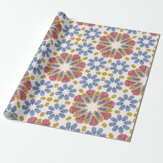 Papier Cadeau Tile marocaine (Déroulé)