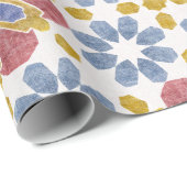 Papier Cadeau Tile marocaine (Coin rond)