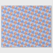 Papier Cadeau Tim Walz 2024 (Plat)