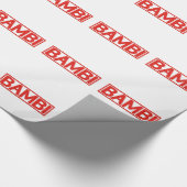 Papier Cadeau Timbre de Bambi (Coin)