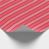 Papier Cadeau Timeless Red Stripes Classic (Coin)