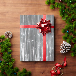 Papier Cadeau Tinsel de Glam Argent