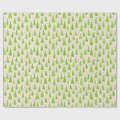 Papier Cadeau Tiny Christmas Holiday Trees Wrapper Paper' (Plat)