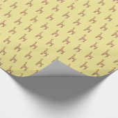 Papier Cadeau Tiny Giraffe Motif (Coin)