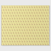 Papier Cadeau Tiny Giraffe Motif (Plat)