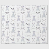 Papier cadeau tipi bohème tribal (Plat)