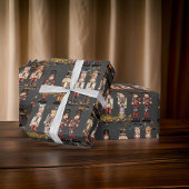 Papier Cadeau Tiptop Nutcracker Kings Personnel musical