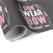 Papier Cadeau Tir à l'arc Chasse-vacheuse de vachettes (Coin rond)