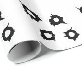 Papier Cadeau Tir d'arme à feu (Coin rond)