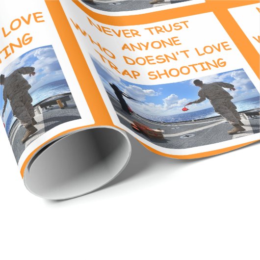 Papier Cadeau tir de piège (Coin rond)