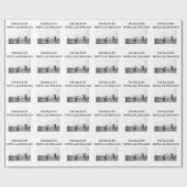 PAPIER CADEAU TIR DE PIÈGE (Plat)