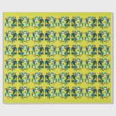 Papier Cadeau tirage danse (Plat)