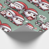 Papier Cadeau Tired Clauses in (Green) (Coin)