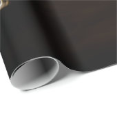 Papier Cadeau tireur noir (Coin rond)