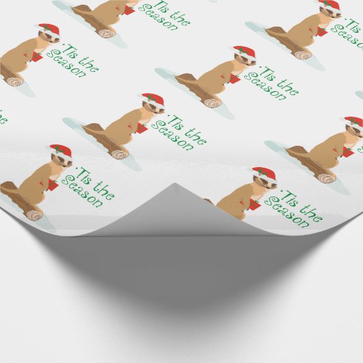 Papier Cadeau Tis la saison (Coin)