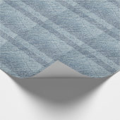 Papier Cadeau Tissu bleu (Coin)