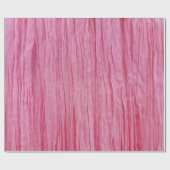 Papier Cadeau Tissu de crêpe rose (Plat)