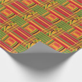 Papier Cadeau Tissu de Kente (Coin)