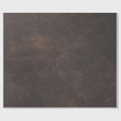 Papier Cadeau Tissu en cuir marron scrapbooking (Plat)