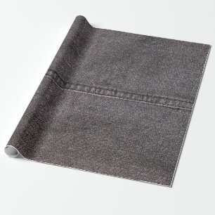 Papier Cadeau Tissu en denim noir. Mode, textures et backgrou