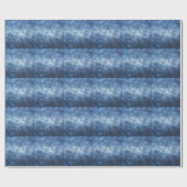 Papier Cadeau Tissu en denim usé, arrière - plan texturé. (Plat)