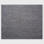 Papier Cadeau tissu gris noir (Plat)