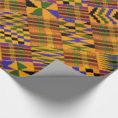 Papier Cadeau Tissu II de Kente (Coin)